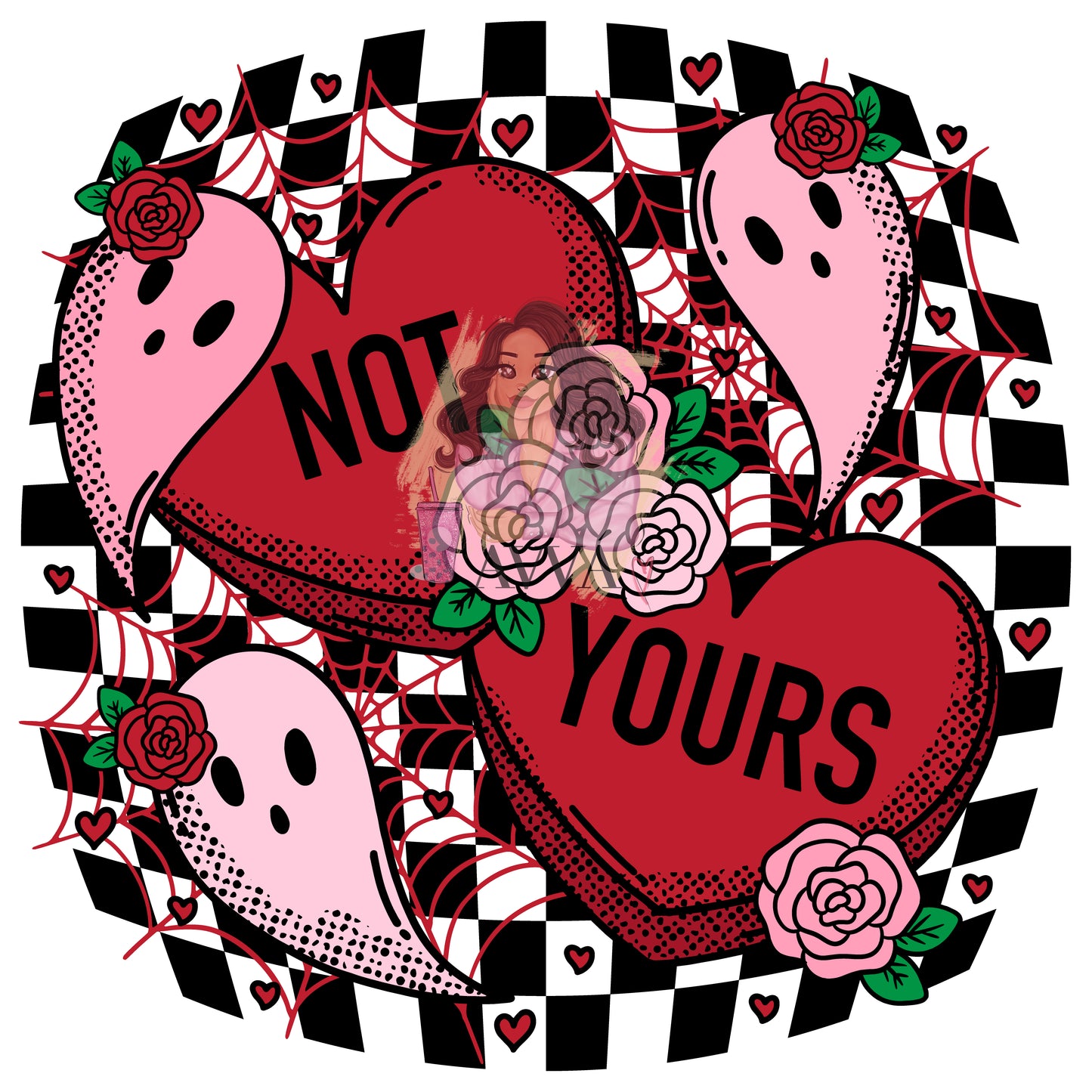630 - Not Your Spooky Valentine Decal