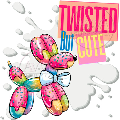 801 - Twisted But Cute *Exclusive* -  Decal