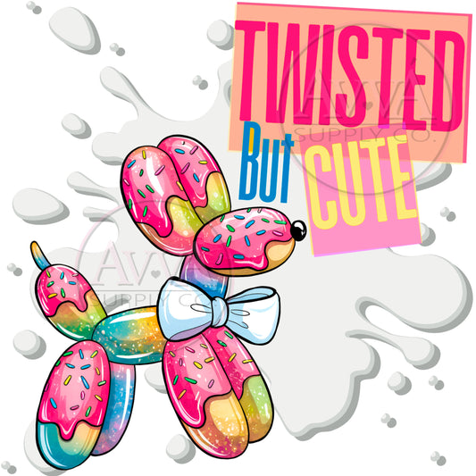 801 - Twisted But Cute *Exclusive* -  Decal