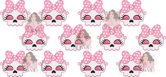 82a - Pink Skulls