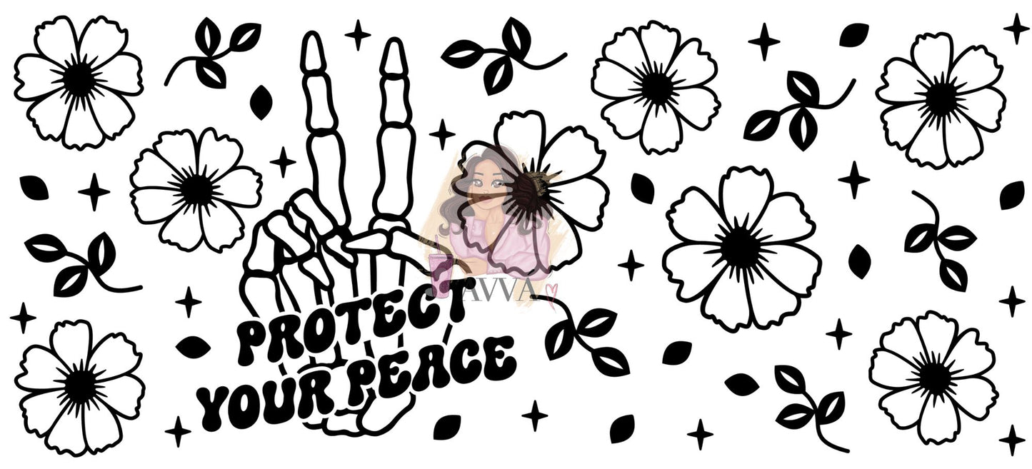 109 - Protect Your Peace - 40oz Tumbler Wrap
