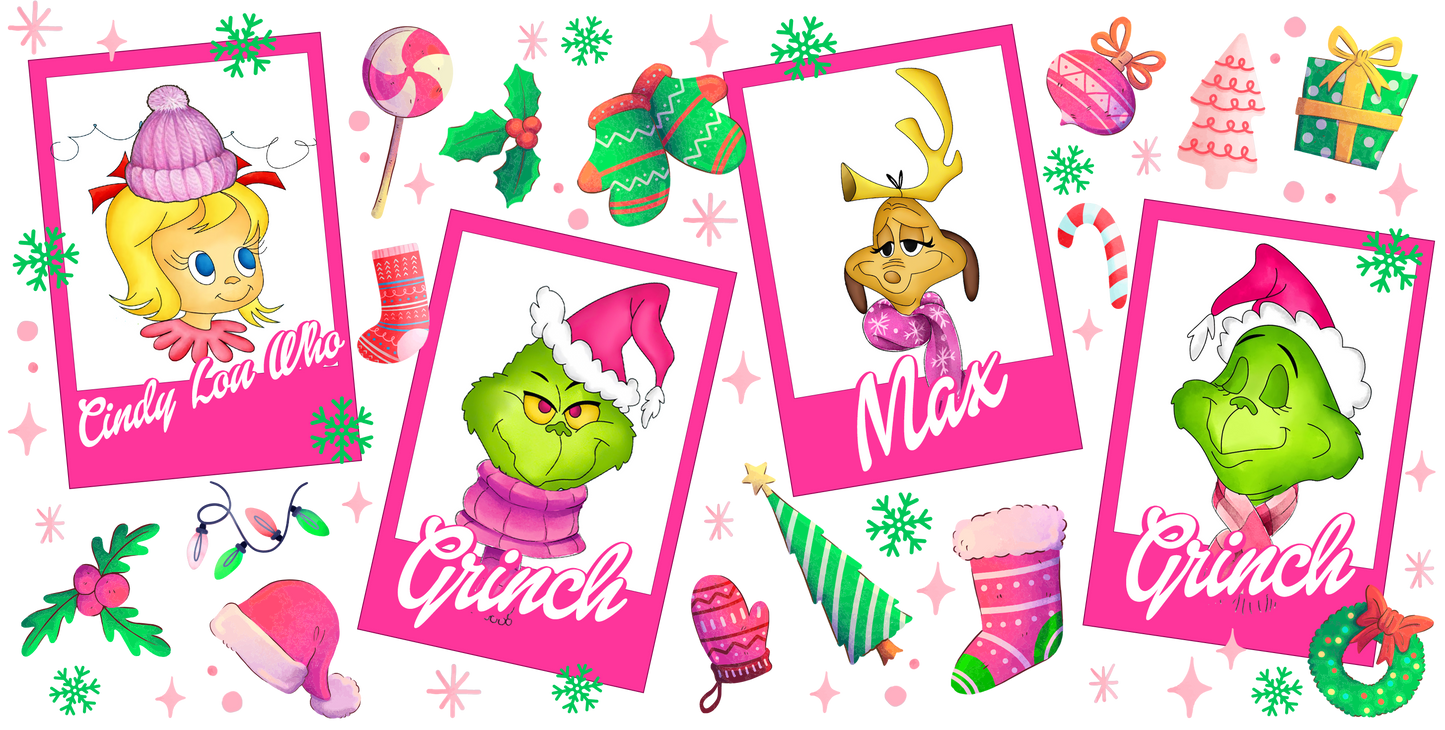 319 - Pink Christmas Cards