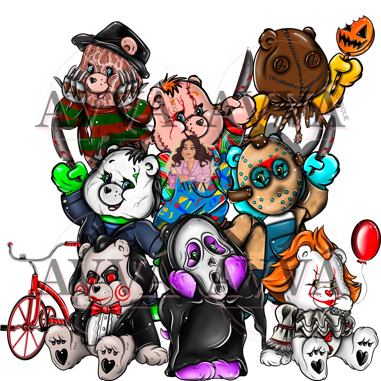 679 - Scary Bears 2 Decal