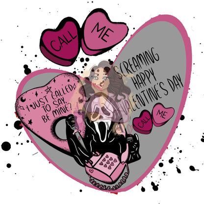 584 - Screamin Happy V Day 12x12 Vinyl and Decal Set