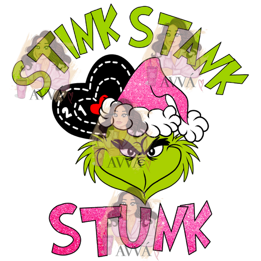 300 - *EXCLUSIVE* Stink Stank Stunk Pink UV DTF Decal