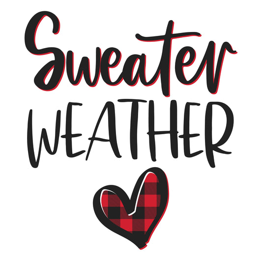 490 - Sweater Weather UV DTF Decal