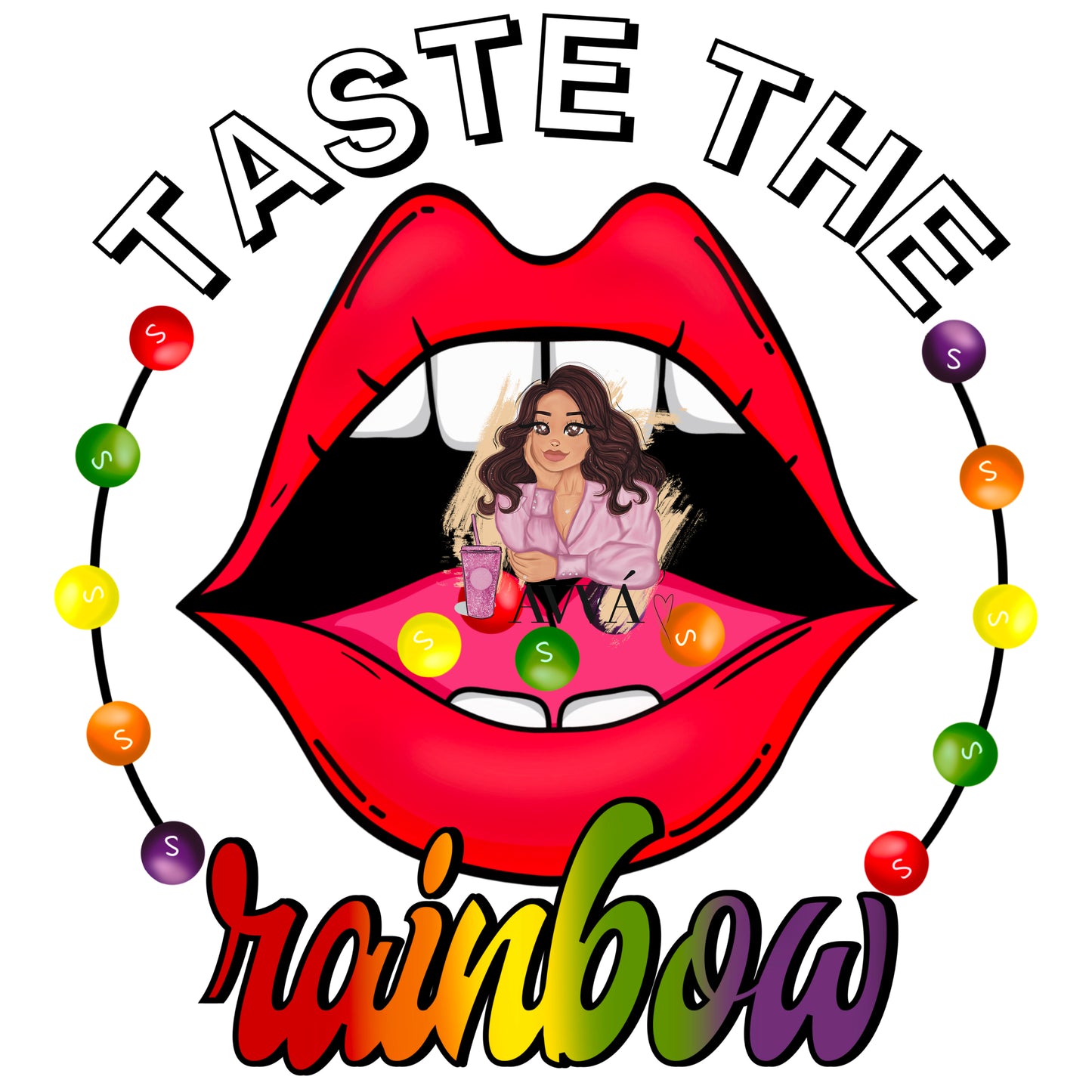 Taste The Rainbow -  Vinyl + Decal Set