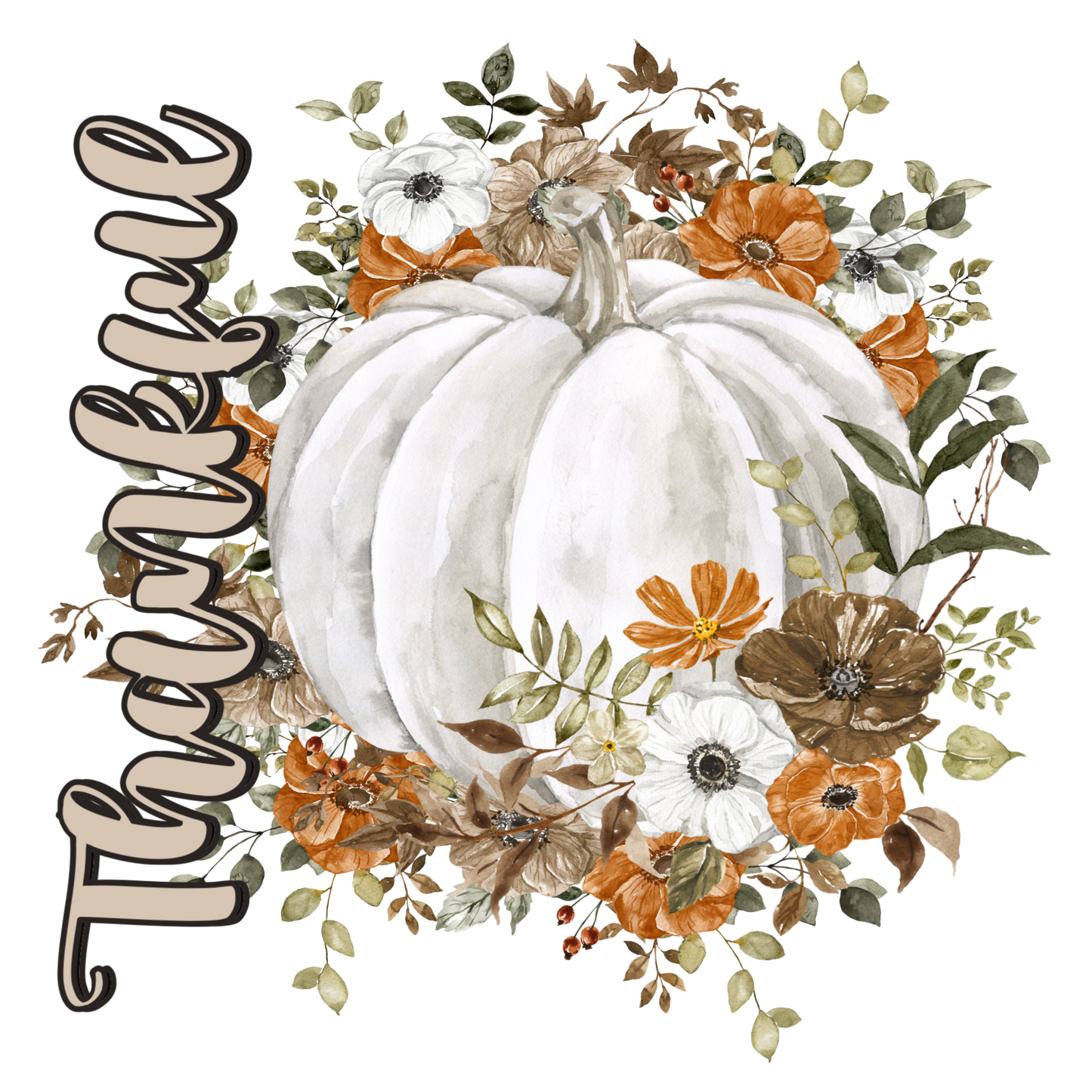 549 - Thankful Decal