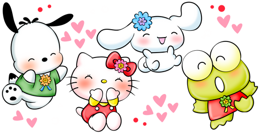 644 - Happy Kawaii Babies Cup Wrap