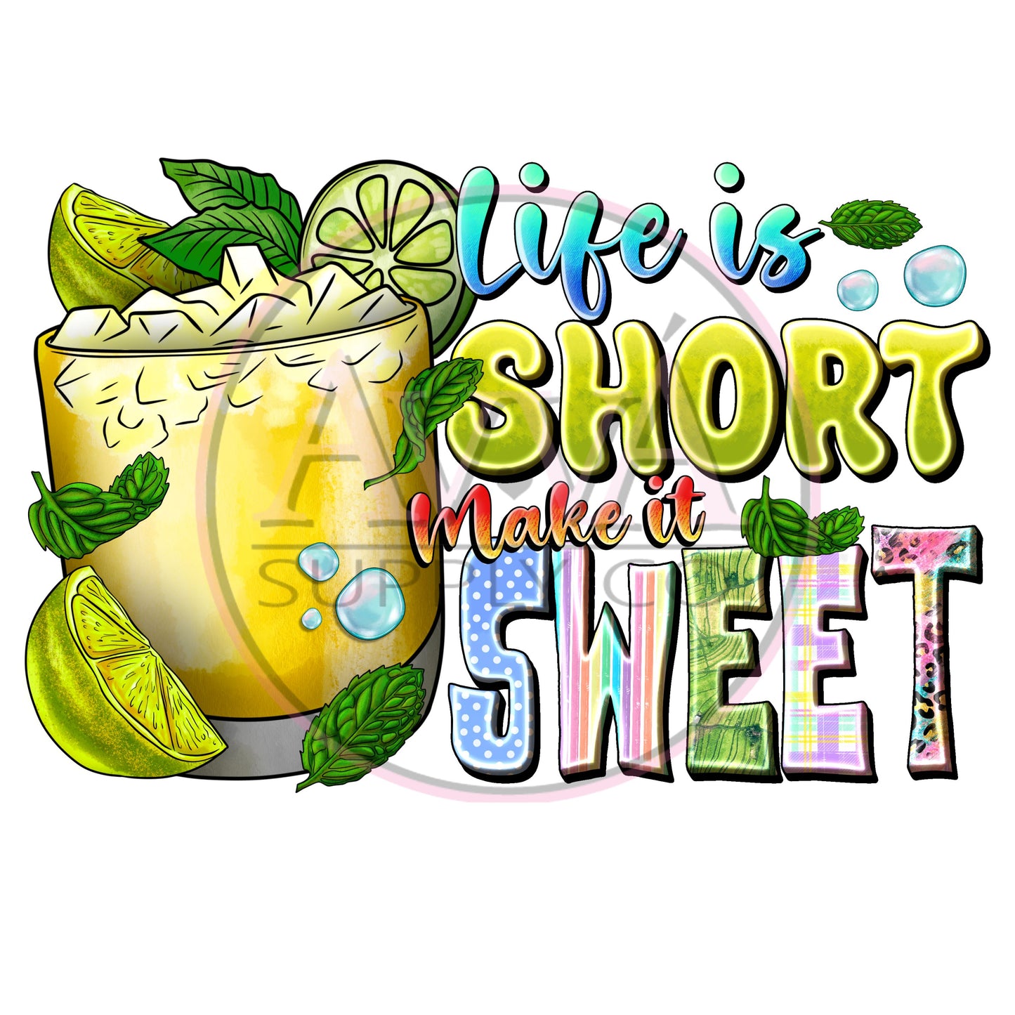 799 - Life is Short, Make it Sweet -  Decal