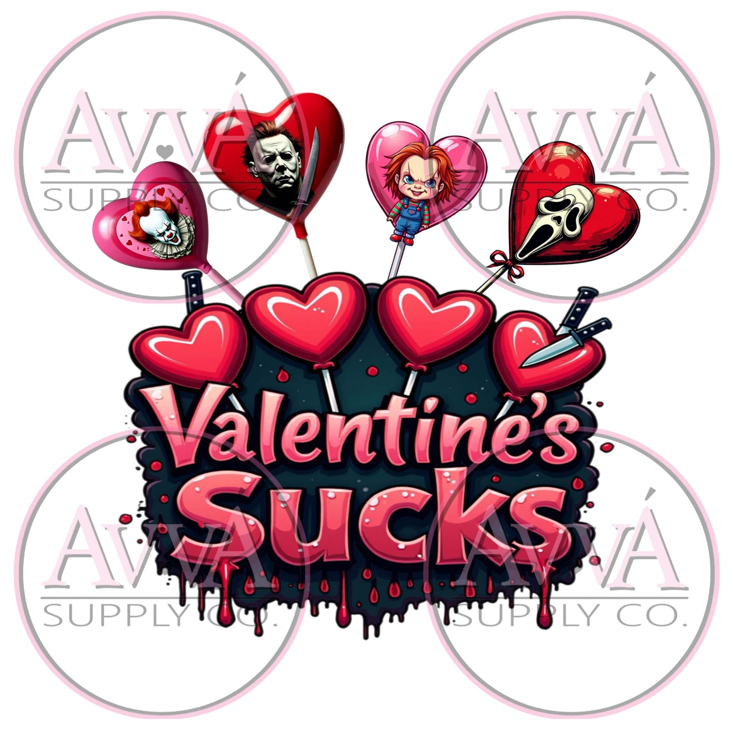 747 - V Day Sucks - Vinyl + Wrap + Decal