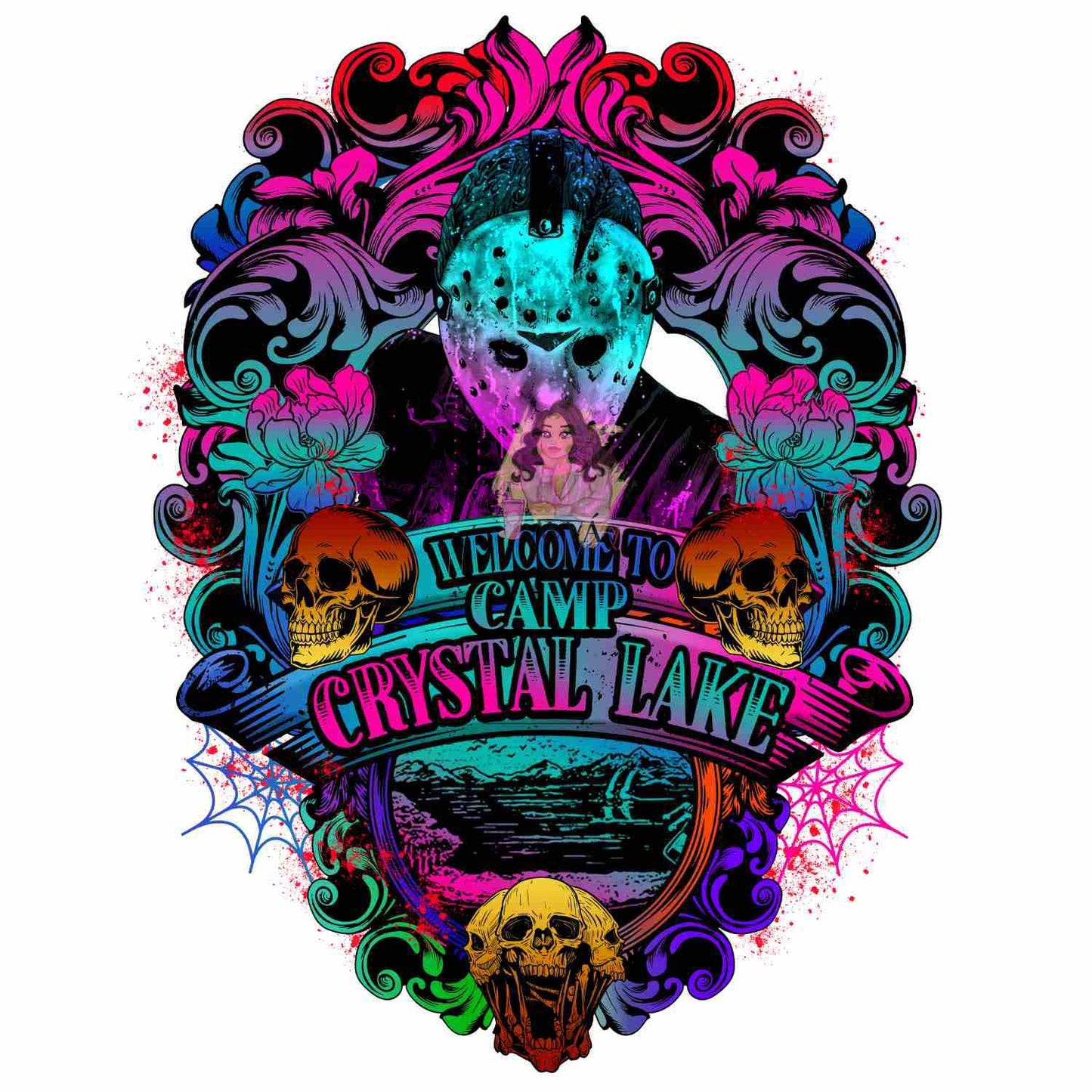 217 - Welcome to Crystal Lake Decal UV DTF