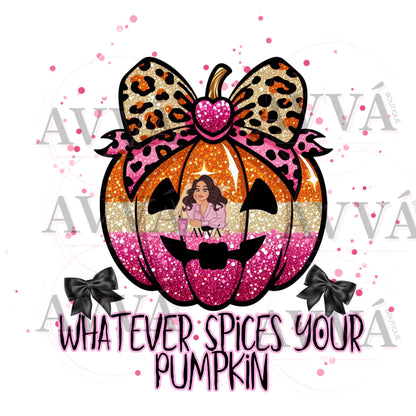 691 - EXCLUSIVE - Whatever Spices Your Pumpkin - Vinyl + Decal + Wrap