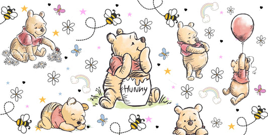 201 - Sweet Honey Bear UV DTF