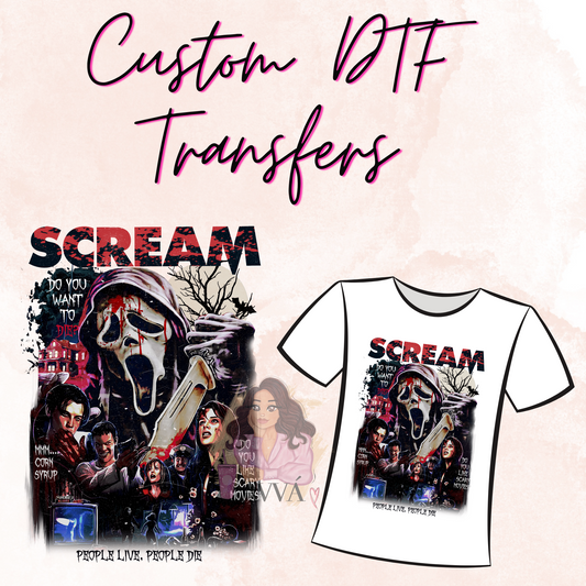 Custom HTV/DTF Transfers