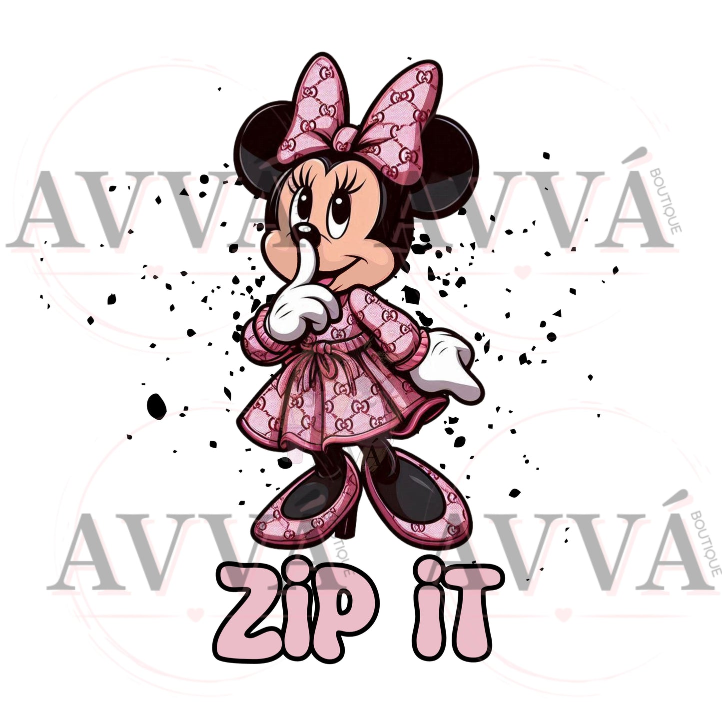 EXCLUSIVE - Zip It. Bougee Mouse  - Vinyl + Decal + Wrap