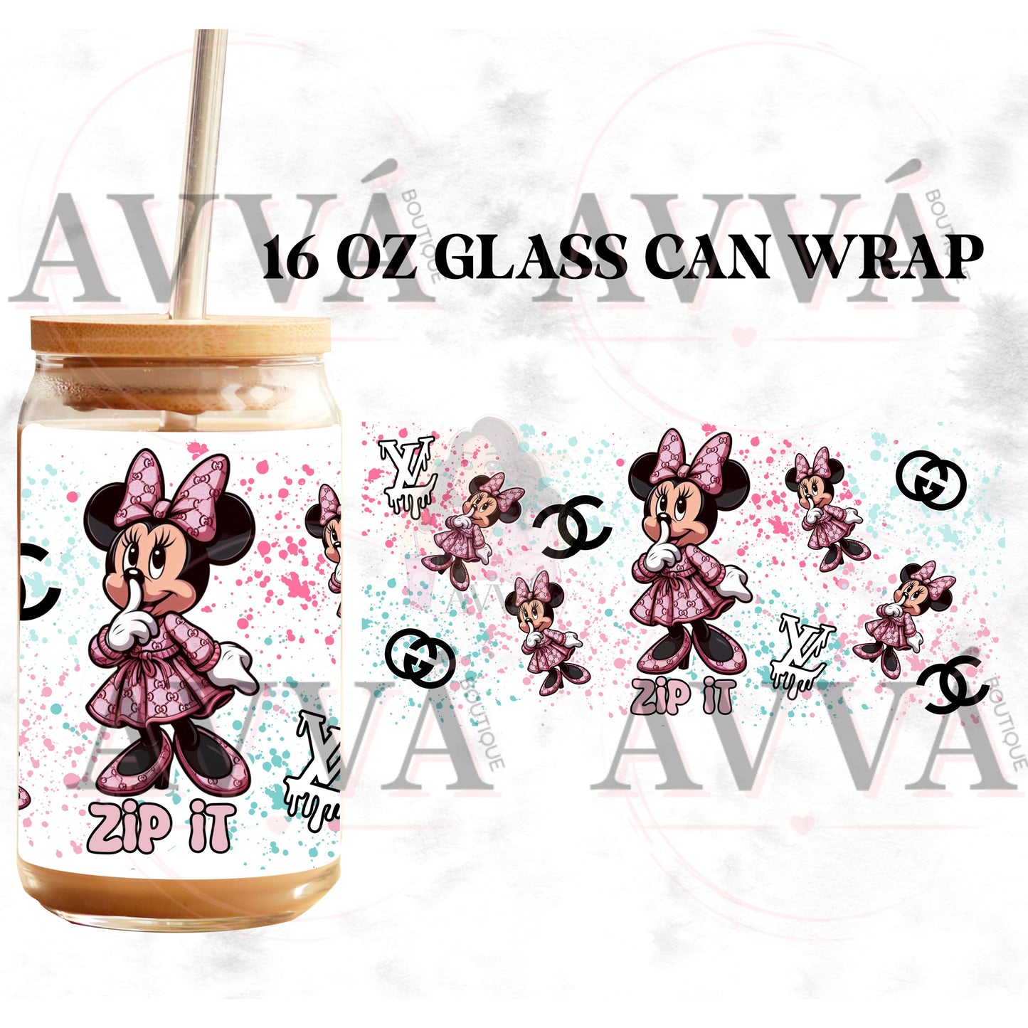 EXCLUSIVE - Zip It. Bougee Mouse  - Vinyl + Decal + Wrap