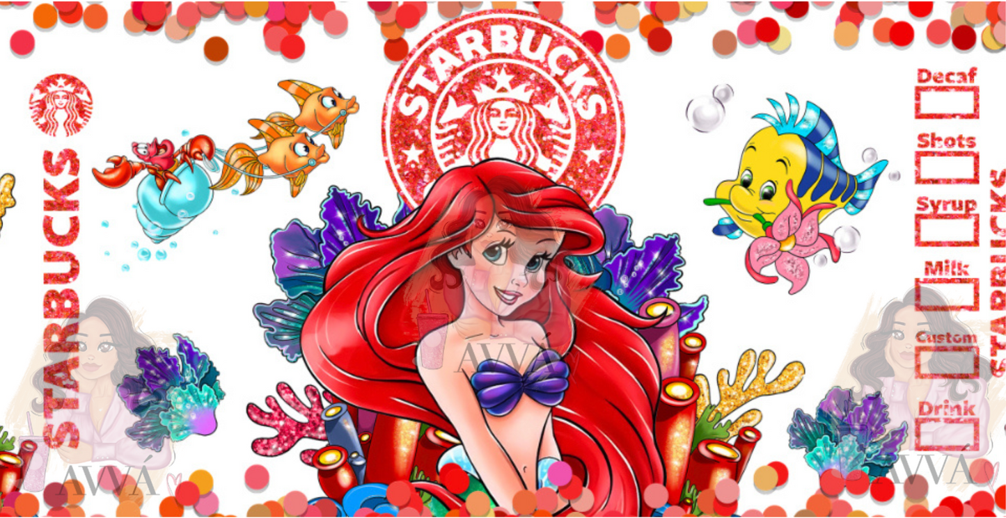191 - Starbies Mermaid UV DTF