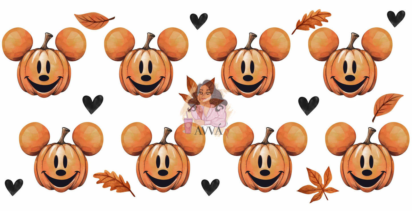 165 - Pumpkin Mouse UV DTF