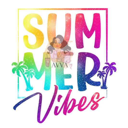 670 - Summer Vibes 24 Decal