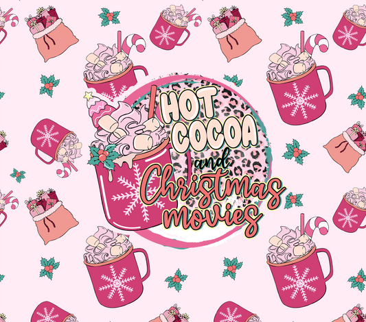 Christmas Hot Cocoa Tumbler Wrap