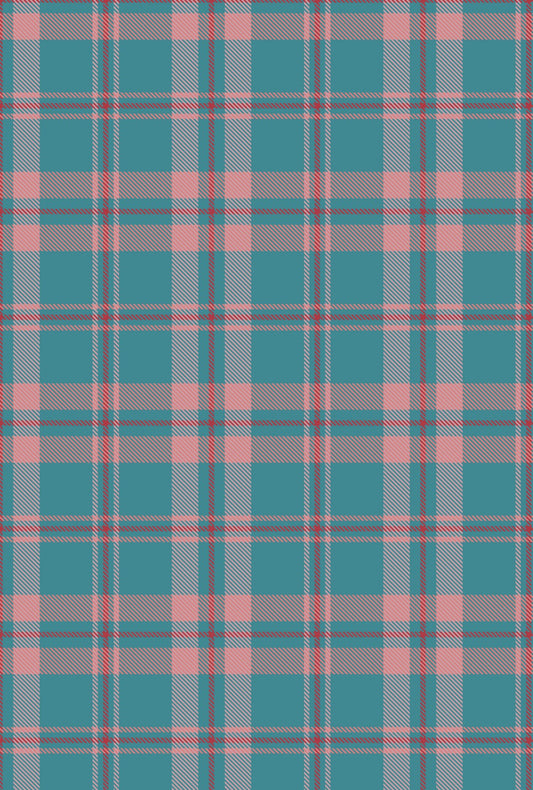 Blue and Pink Plaid