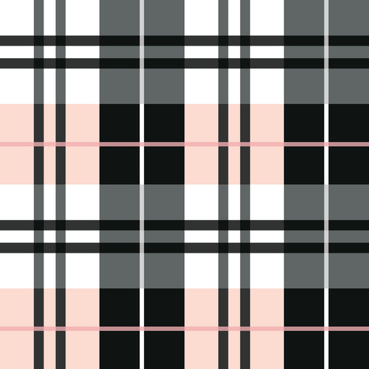 Pink and Black Plaid