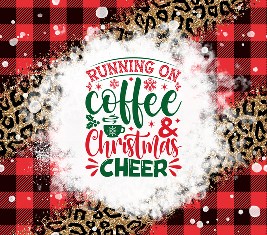 Christmas Cheer Plaid Tumbler Wrap