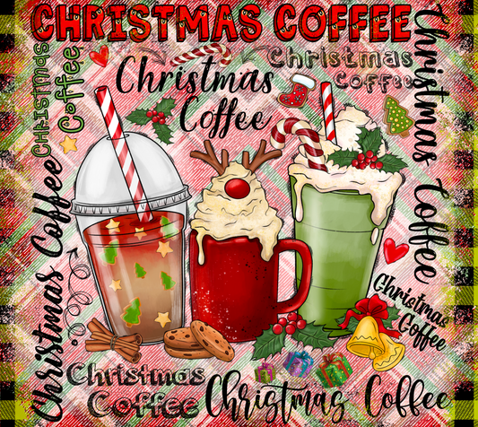 Christmas Coffee Tumbler Wrap