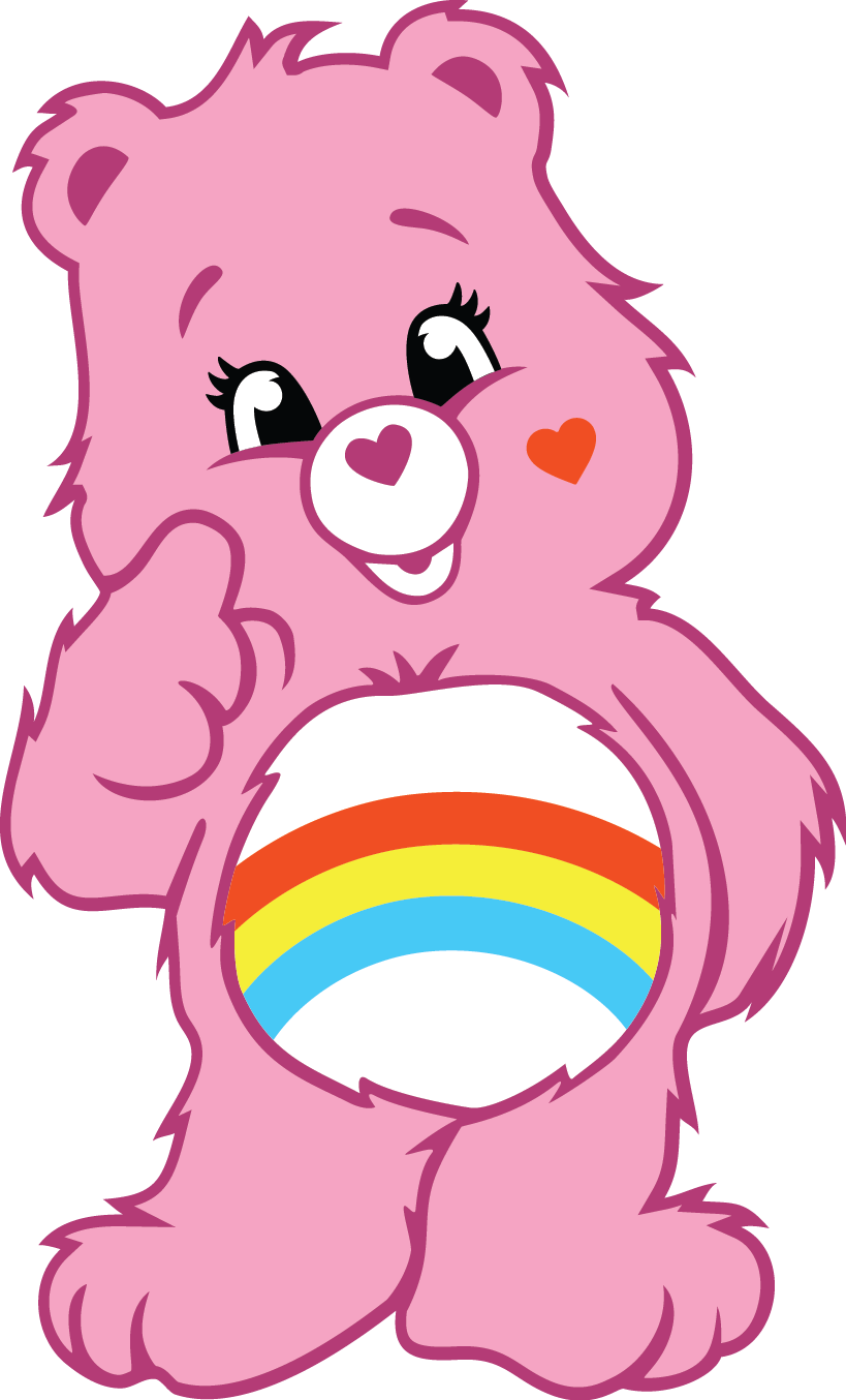 Cute Rainbow Bear Decal