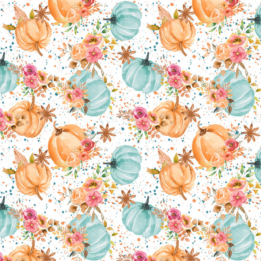 Floral Pumpkin
