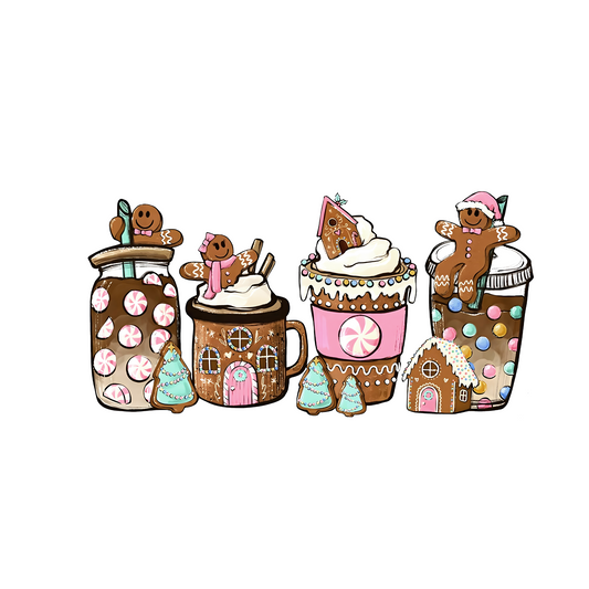 42a - Gingerbread Coffee Pink Libbey