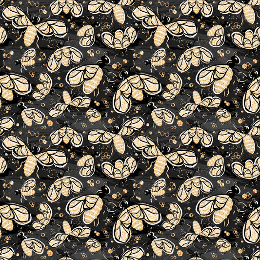Black on Black Bees
