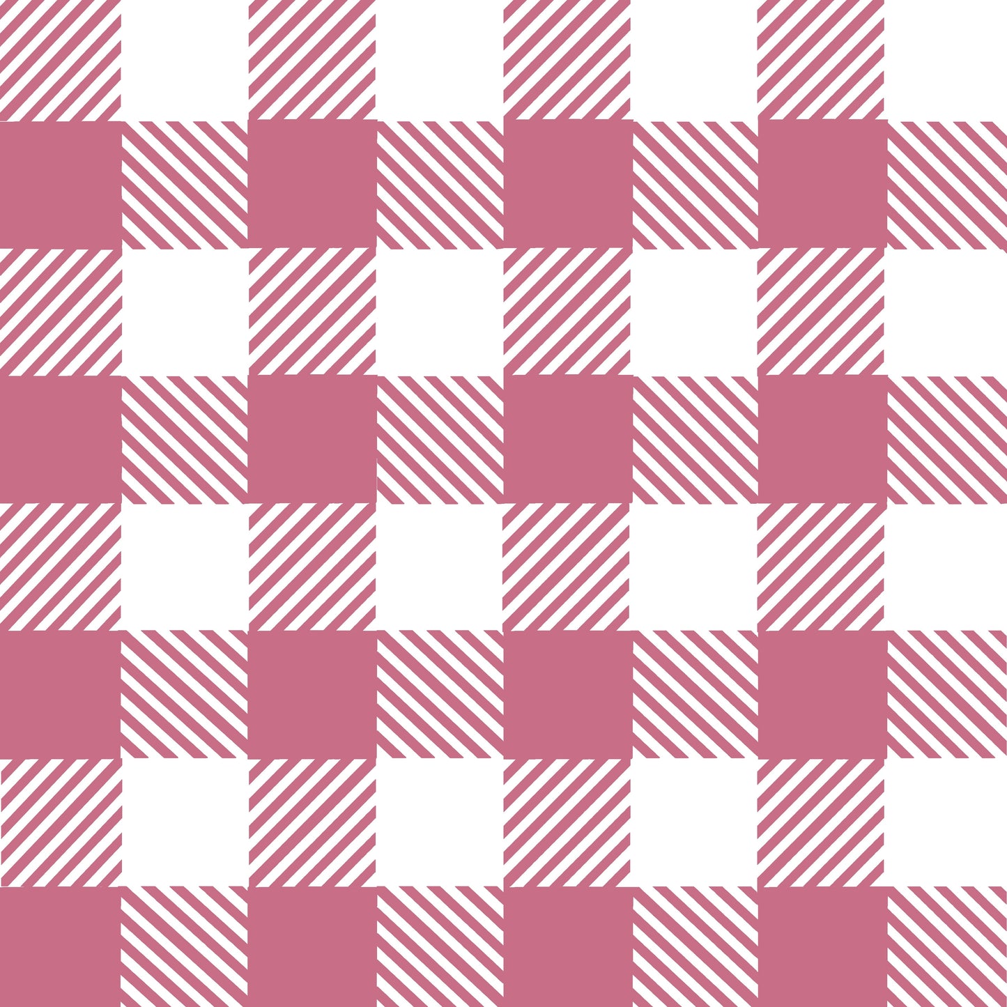 Burgundy and White Plaid