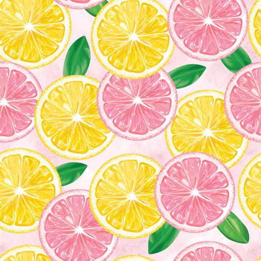 Lemons Pink 12x12