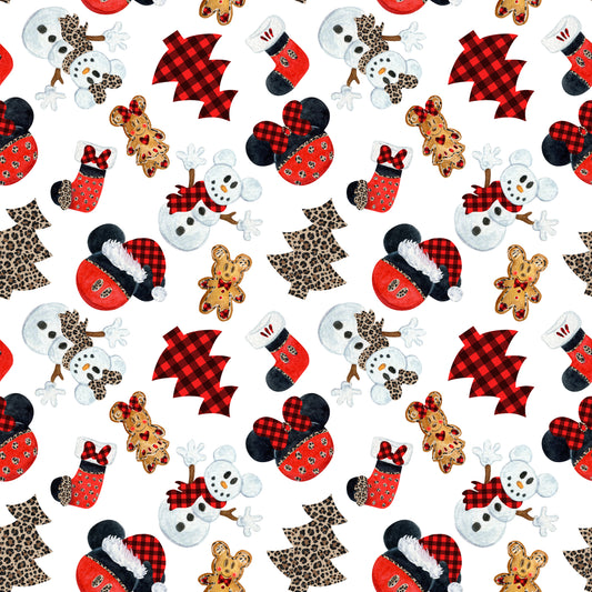 Leopard Santa Mouse