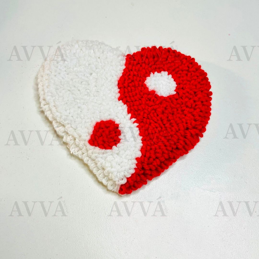 Valentines Mug Rug Coasters