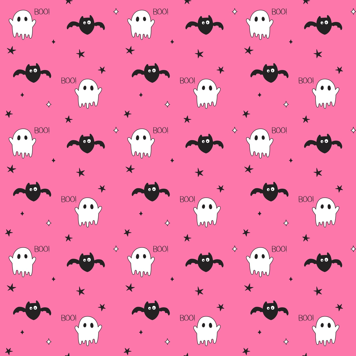 Pink Ghosts and Bats