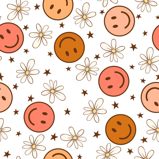 Retro Spring Faces 12x12