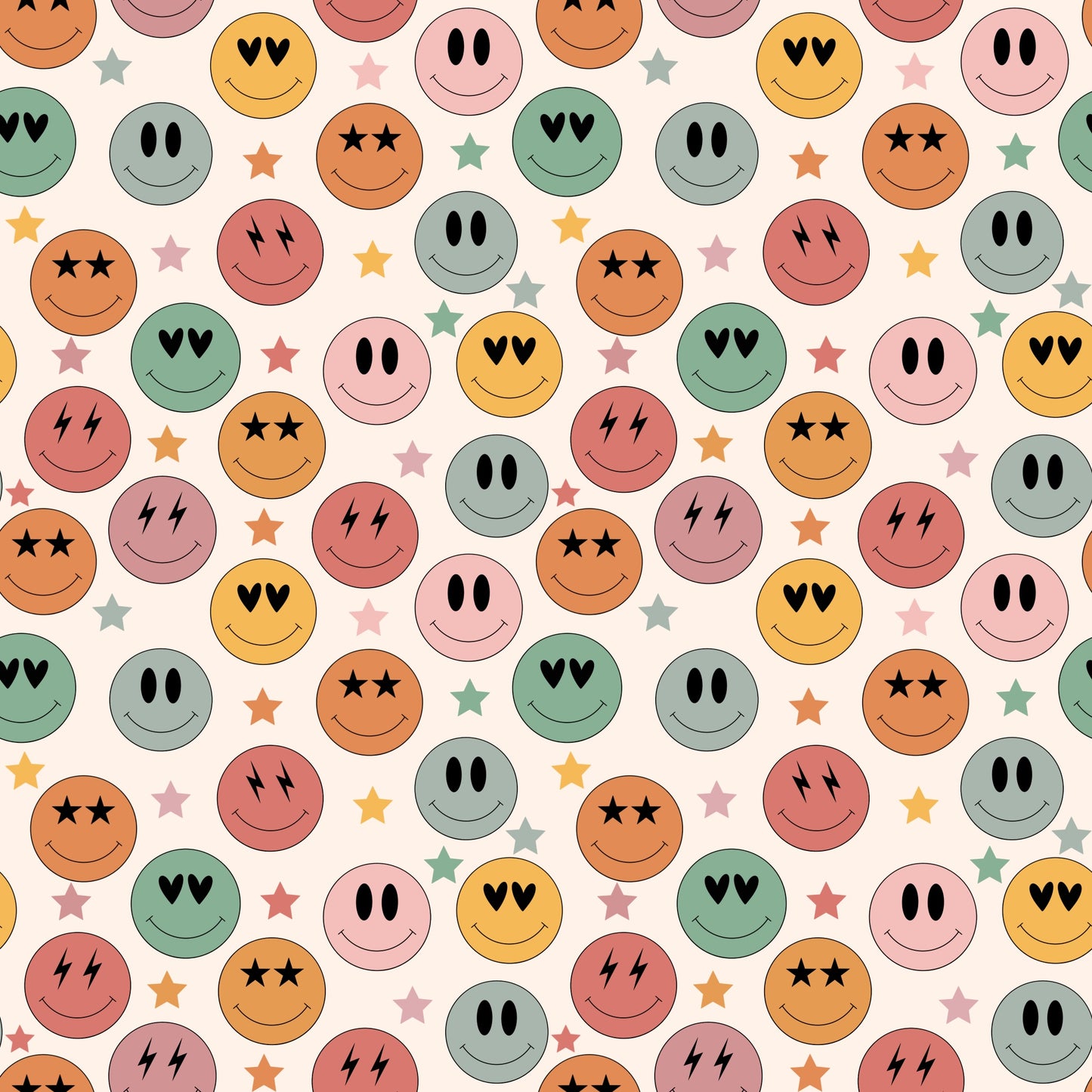 Boho Happy Face