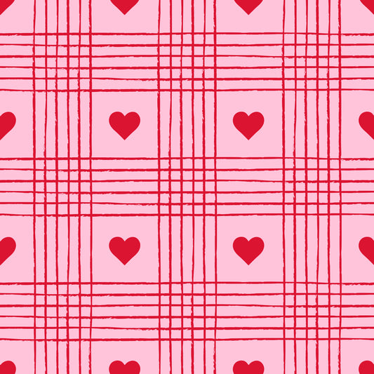 Valentine Heart Plaid