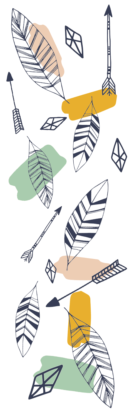 Arrows and Feathers Pen Wraps