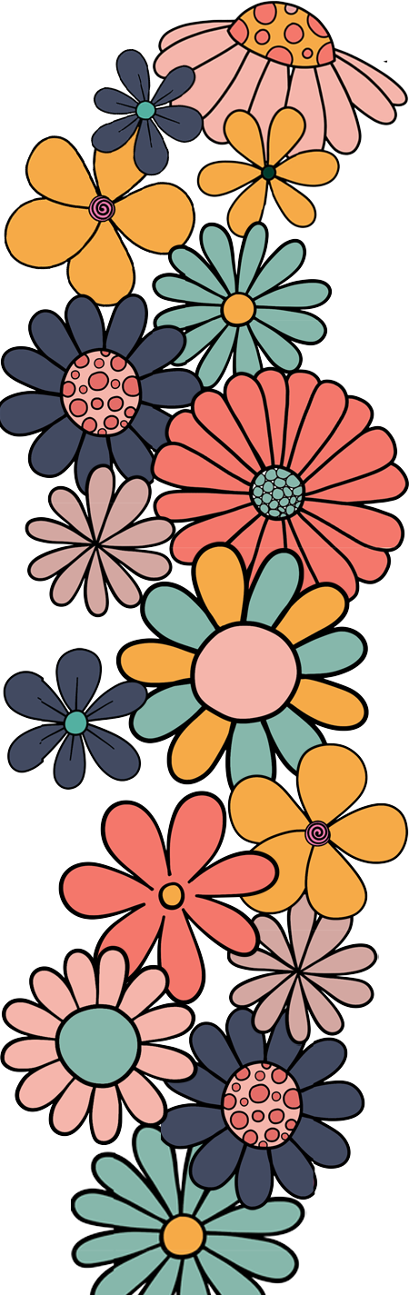 Hippie Floral 2 Pen Wrap