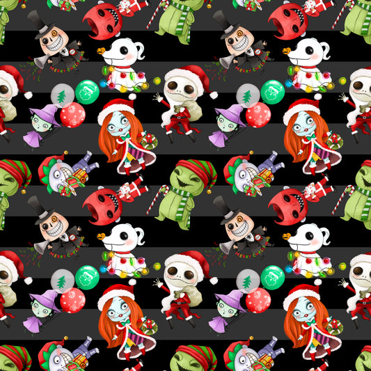 Spooky Christmas Black